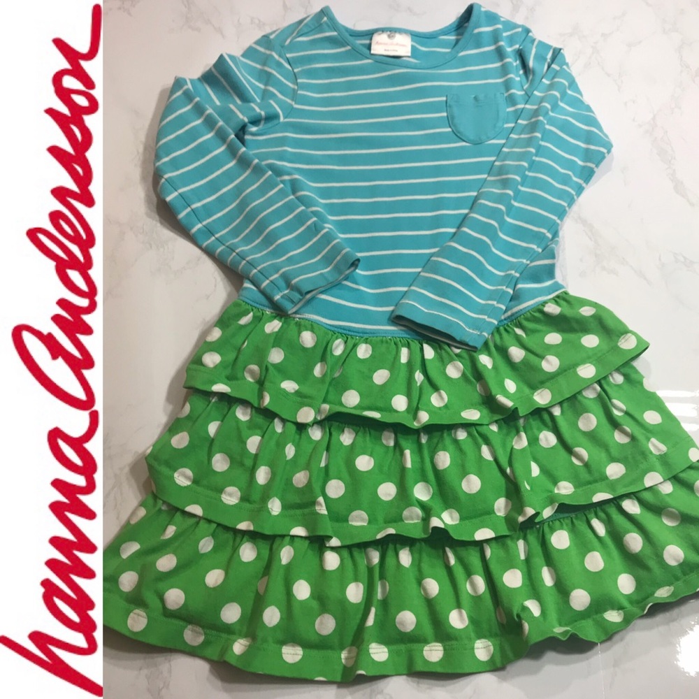 Hanna Andersson Dress with Twirly Ruffle Skirt